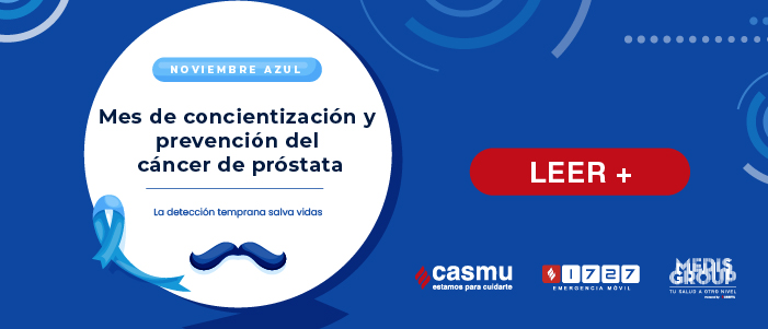 Noviembre Azul – Diagnóstico precoz del cáncer de próstata